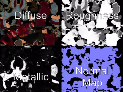 Roman Centurion Armor model pack Low-poly 3D model