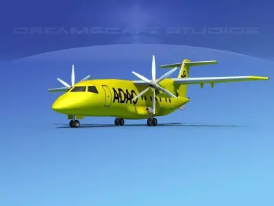 Dornier 328-130 ADAC Air 3D model