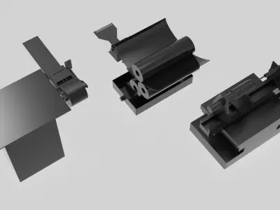 machine printer part 3D model