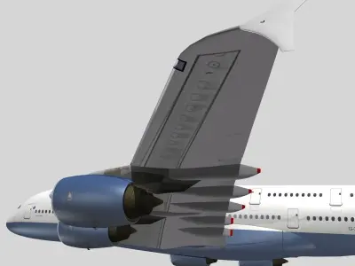 Airbus A-380 3D model