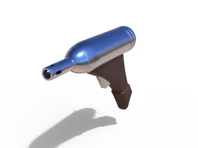 Blaster pistol Q2 from the movie Star Wars Episode 1 3D model
