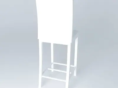 Bar Stool Free 3D model 7