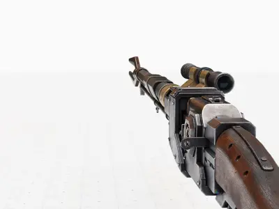 Mandalorian Amban Rifle - 3D Asset Kit PBR Low-poly 3D model