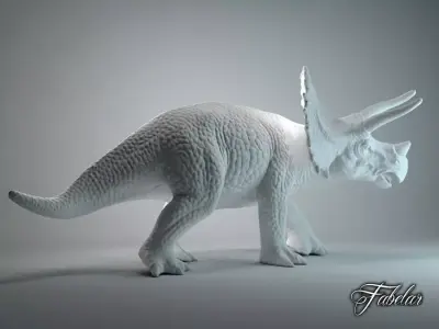 Triceratops FREE printable Free 3D print model