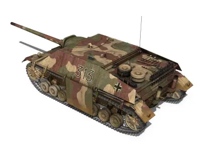 Jagdpanzer IV L70V - Late Production 3D model