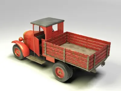 Soviet AMO F-15 Truck Free 3D model