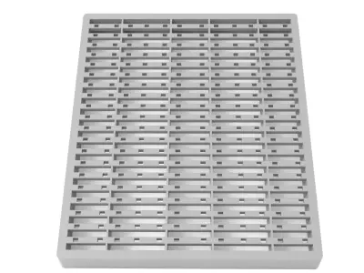 Death Star floor panel 1-18 scale Kenner Hasbro Free 3D print model