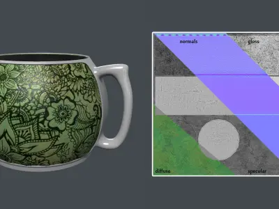 Tea Pot Free low-poly 3D model