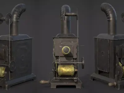 Old Projector 3D model
