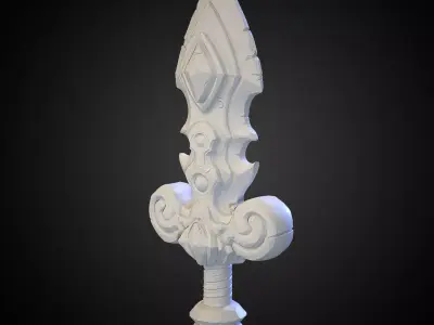 Stylized Sword 20 3D model