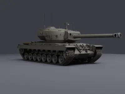 T30 American Heavy tank 3D model