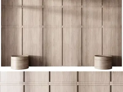 Headboard wall panel 003 Free 3D model