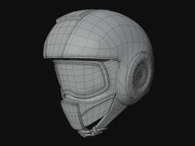 Soldier Helmet Low-poly 3D model get