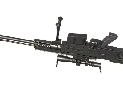 Rifle AS 50 3D model