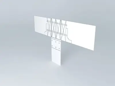 Deck 2x8 main support beam Free 3D model