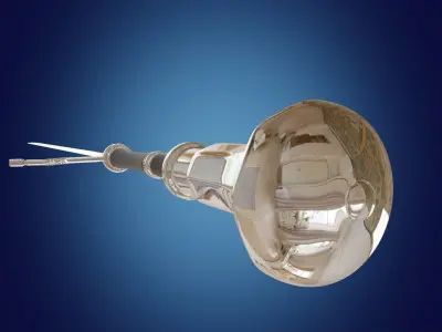 stylized weapon sword for the Middle Ages PBR low-poly GameReady Low-poly 3D model