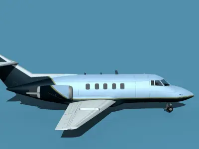 British Aerospace 125 Dominie V12 3D model