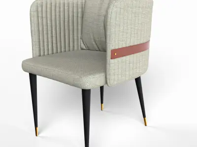 Santiago Armchair Free 3D model
