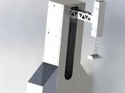Cantilever laminate mechanism 3D model