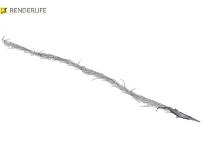 Goblin shark with animation 3D model