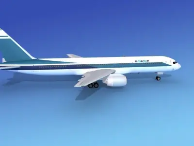 Boeing 757-200 El Al 3D model