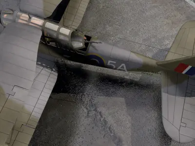 Fairey Albacore Mk-1 3D model