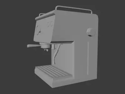 Simple Coffe Machine Free 3D model
