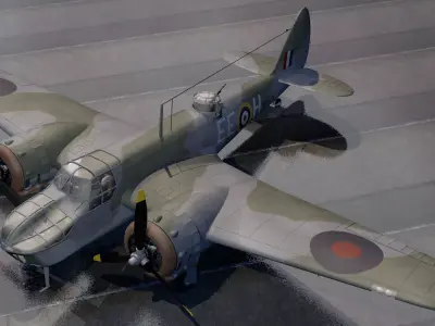 Bristol Blenheim Mk-4F Bolingbroke  -  RCAF 3D model