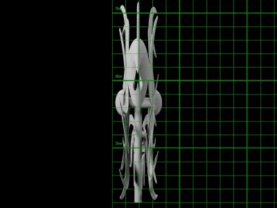 Bandopadhyay Flaming Rooster Wind Spinner 3D model