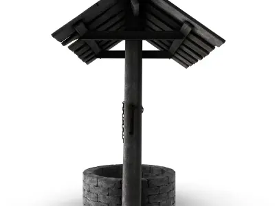 Old Country Well 3D model