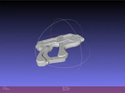 Mass Effect M6 Pistol 3D model