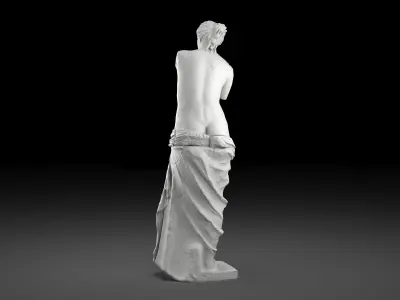 Venus de Milo Low-poly 3D model
