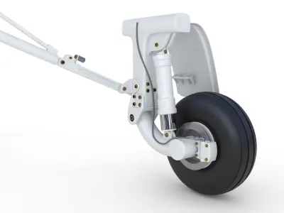 Landing Gear for Aircraft 2 3D model