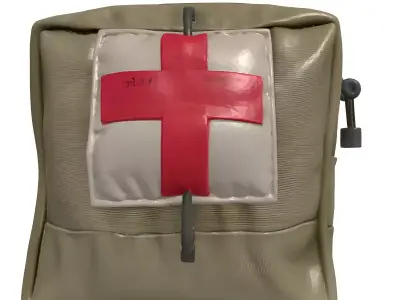 Tactical First Aid Pouch 3D model