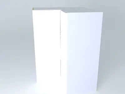 WC1DPC box with light Free 3D model