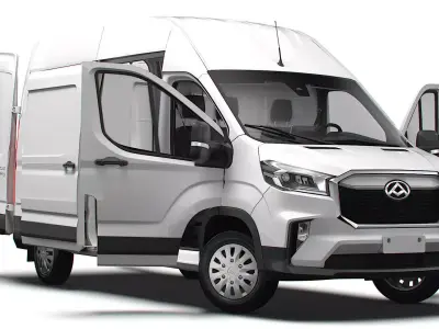 Maxus E Deliver 9 Van L3H3 HQInt 2025 3D model
