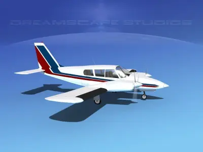 Piper PA-34 Seneca V10 3D model
