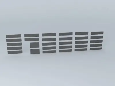 Deutsch license plates Free 3D model