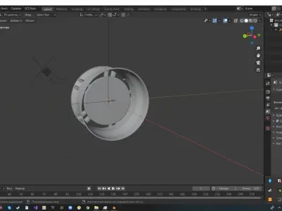 Disk for Mersedes GLE Low-poly 3D model