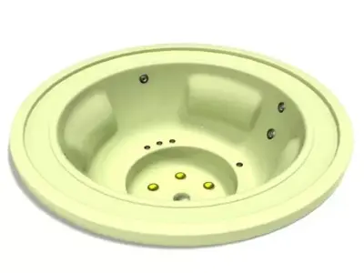 Bath Appliance Hot Tub 3D model