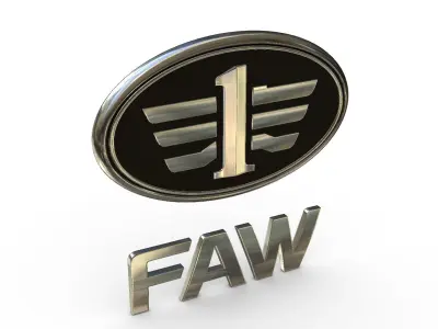 faw logo 3D model