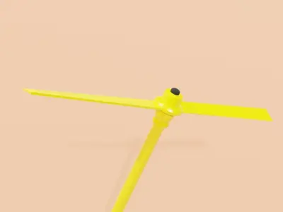 Doraemon Take Copter - Bamboo Copter - The Hopter 3D model