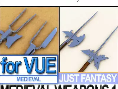Medieval Weapon Collection Vol 1 3D model