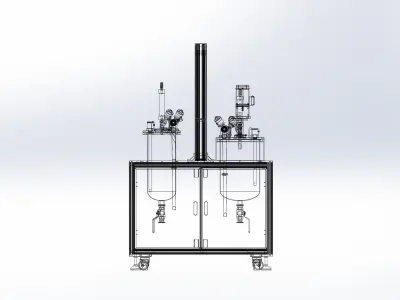 Glue supply system  3D model