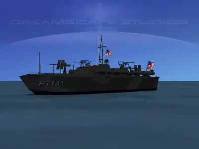 Elco PT Boat PT141 3D model