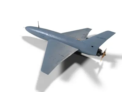 arash drone lowpoly Low-poly 3D model