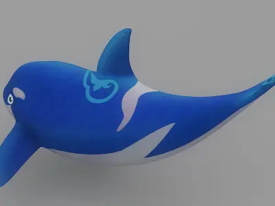 Cartoon Fish 7 Low-poly 3D model
