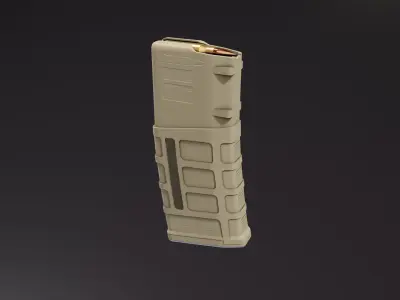 PMAG 25 M118 Magazine Low-poly 3D model