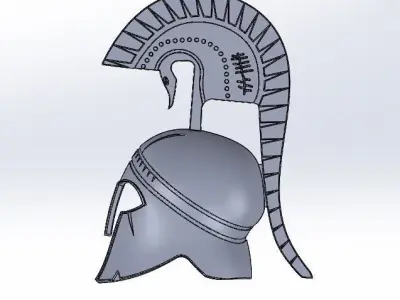 Greek Helmet 3D model