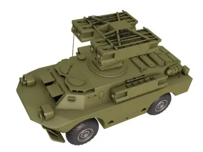9K31 Strela-1 3D model